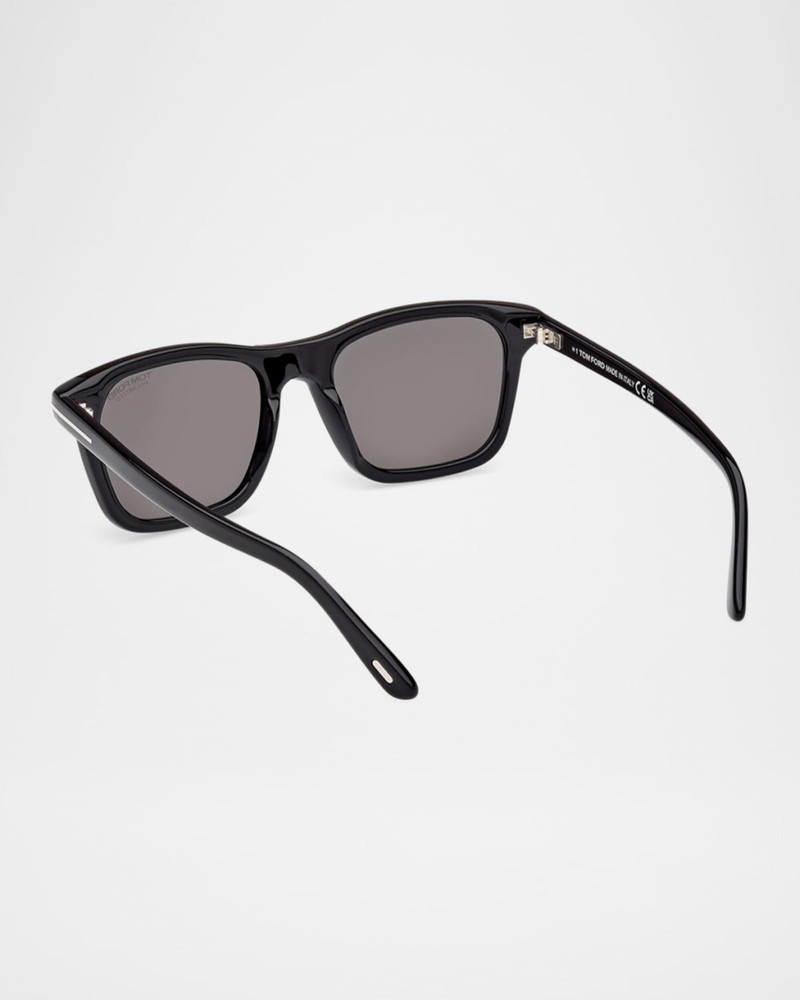 TOM FORD Men's Barron Acetate Square Sunglasses outlook