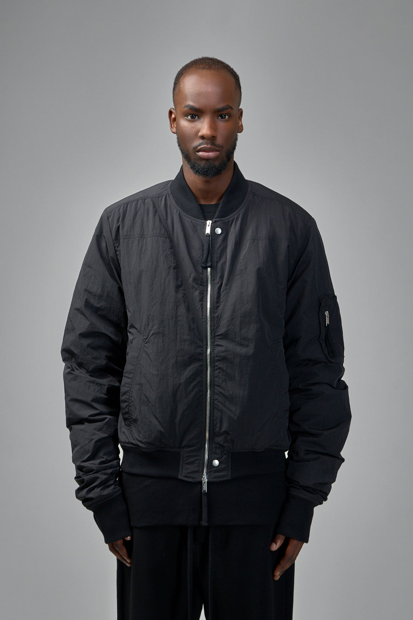 Zip-Up Bomber Jacket - 2