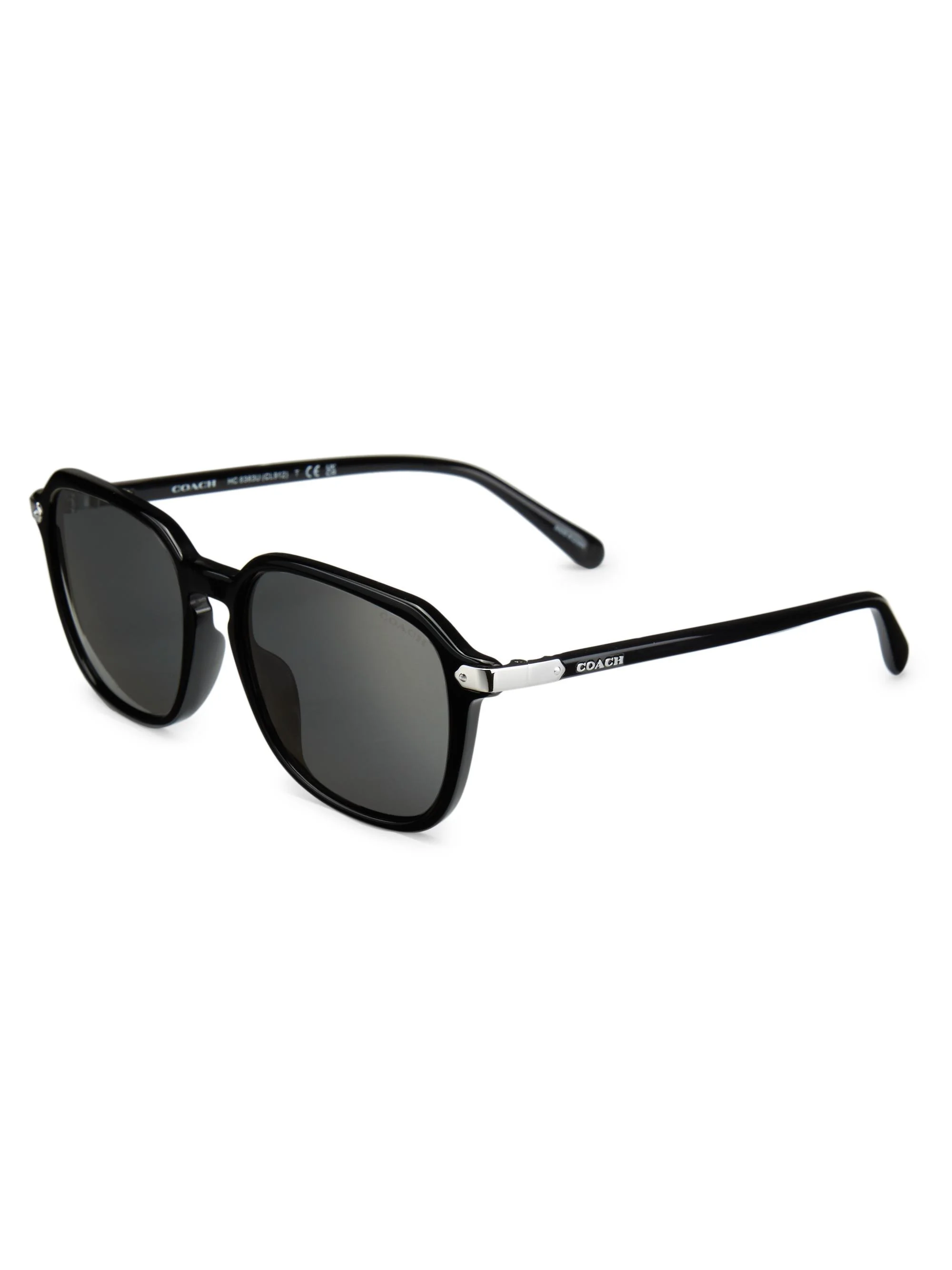 Men's HC8383U 55MM Semi-Metal Sunglasses - Black - 1
