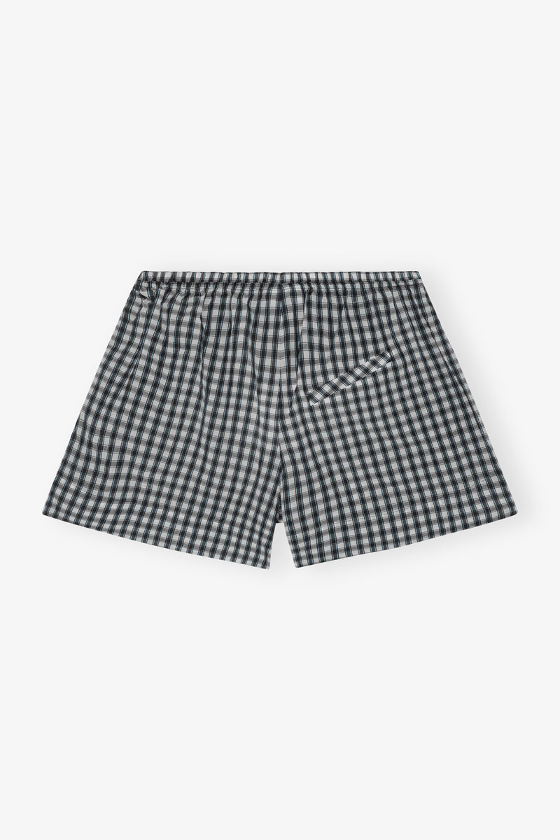 SEERSUCKER CHECK ELASTICATED SHORTS 5