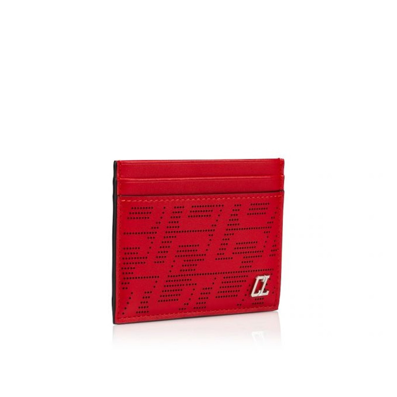 Christian Louboutin Kios Card Holder Red outlook