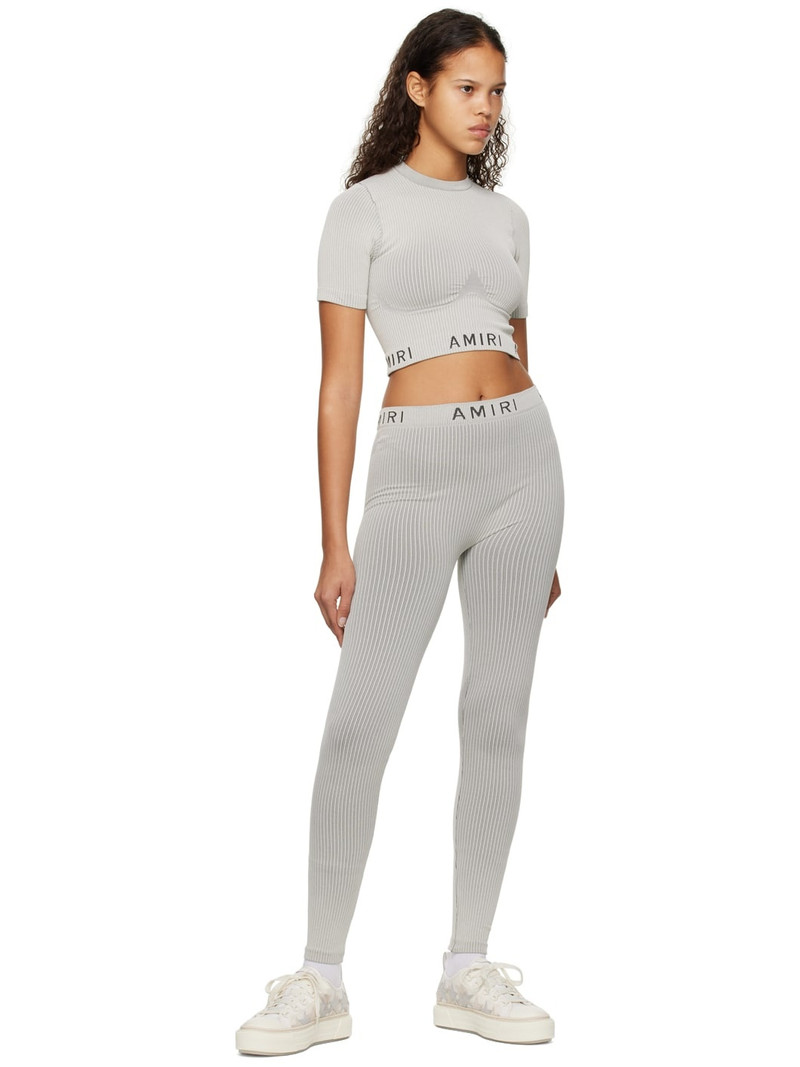 AMIRI Gray Crewneck Top outlook