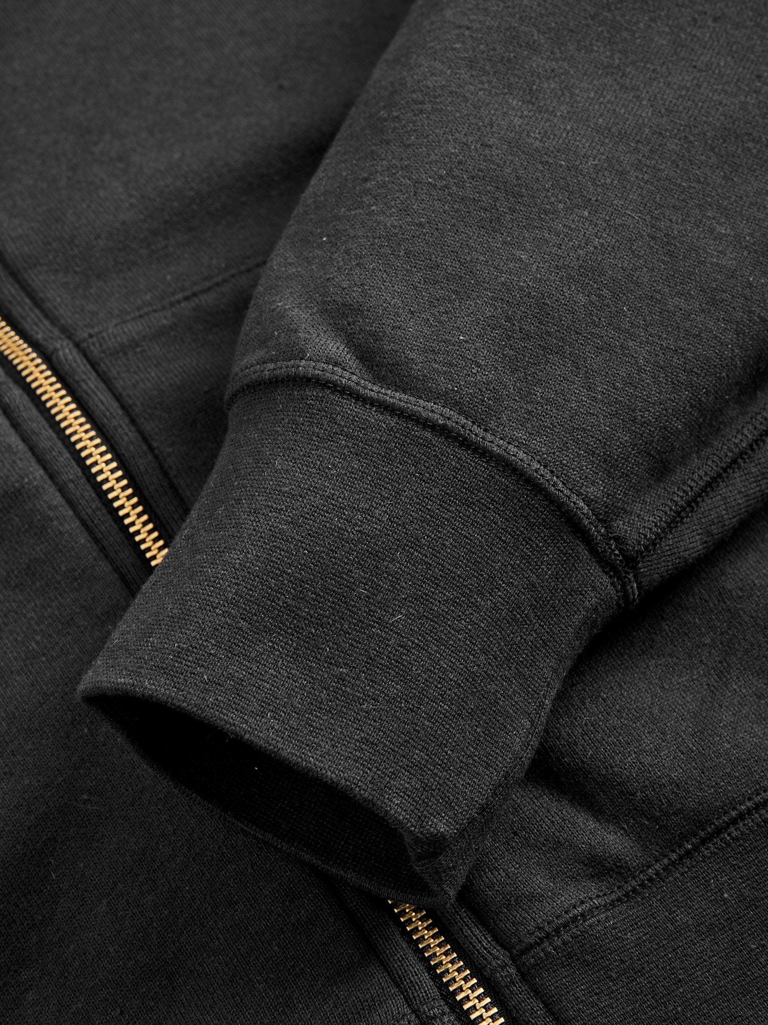 Court Zip Hoodie C/WS in Black - 6