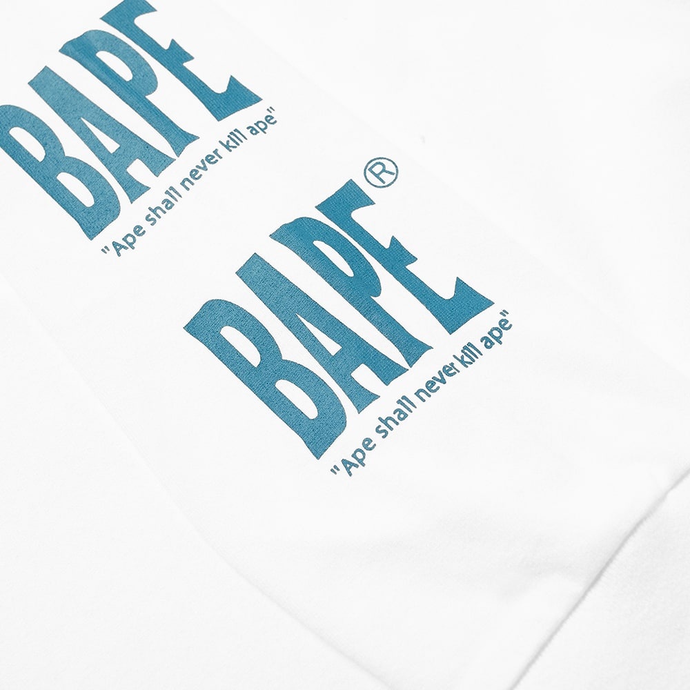 A Bathing Ape Long Sleeve Boombox Tag Tee - 3