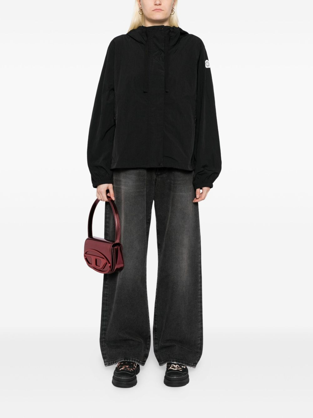 'Boke Flower 2.0' short windbreaker - 2
