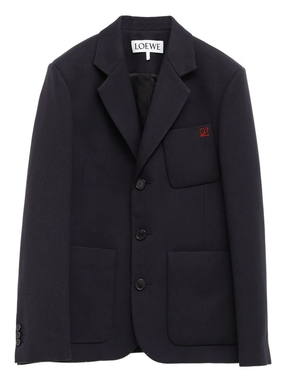 logo-embroidered jacket - 1