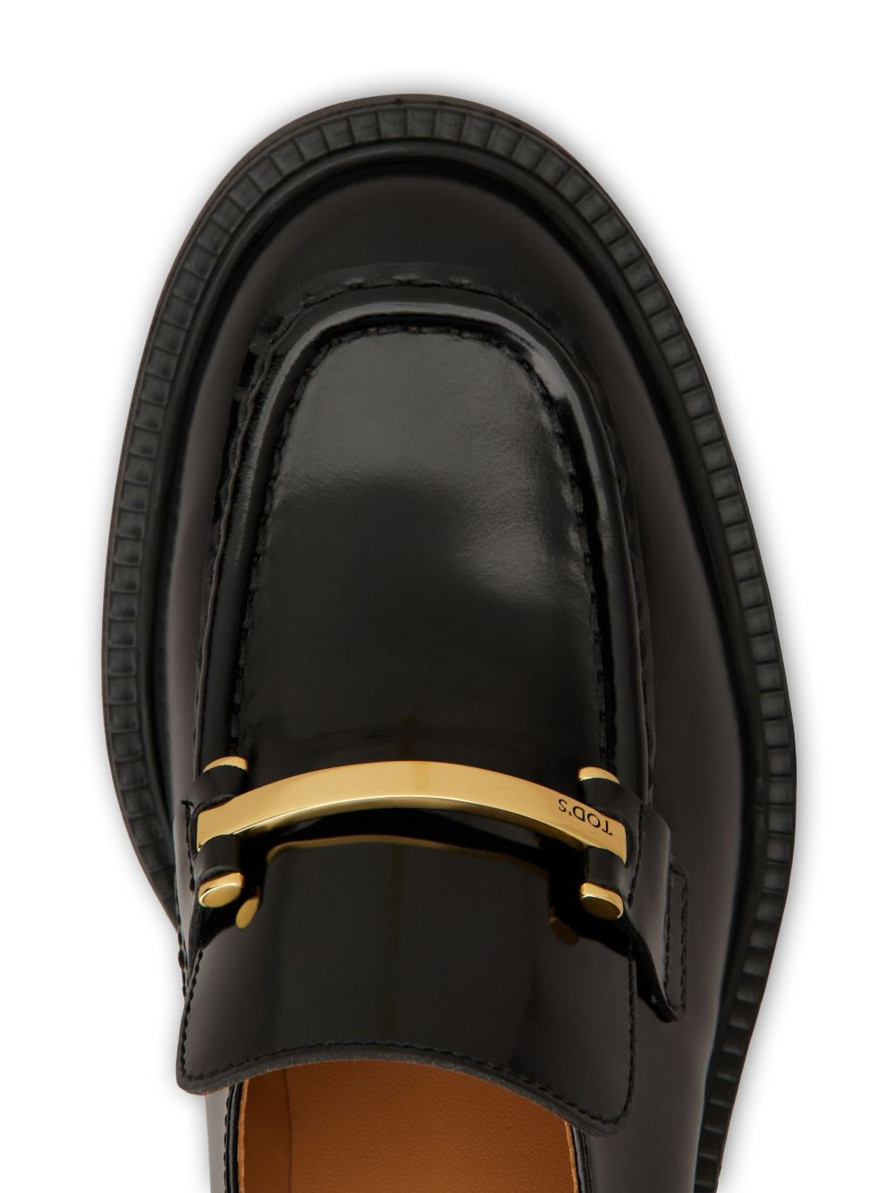60mm leather loafers - 4