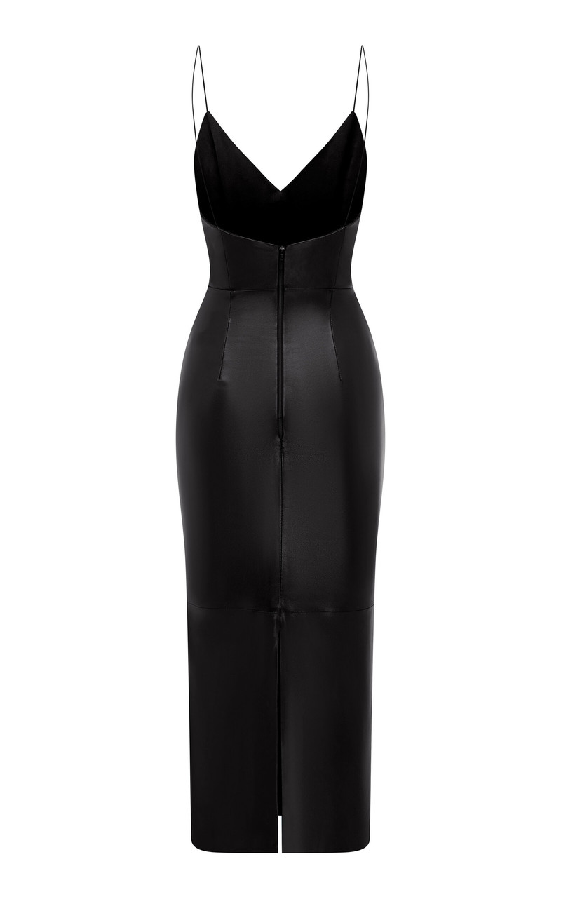 Bikini Dress In Leather black 3
