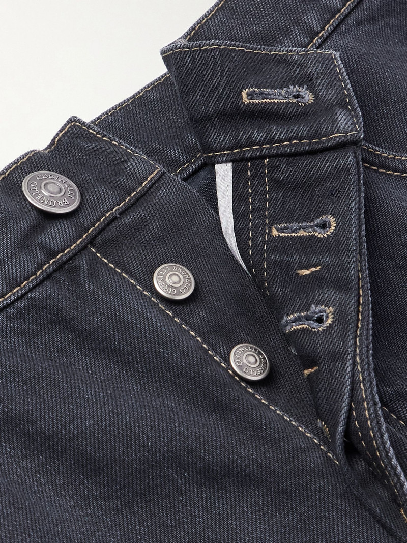 Straight-Leg Jeans Black 6