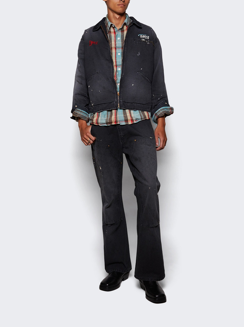 Flannel Check Shirt Blue - 5