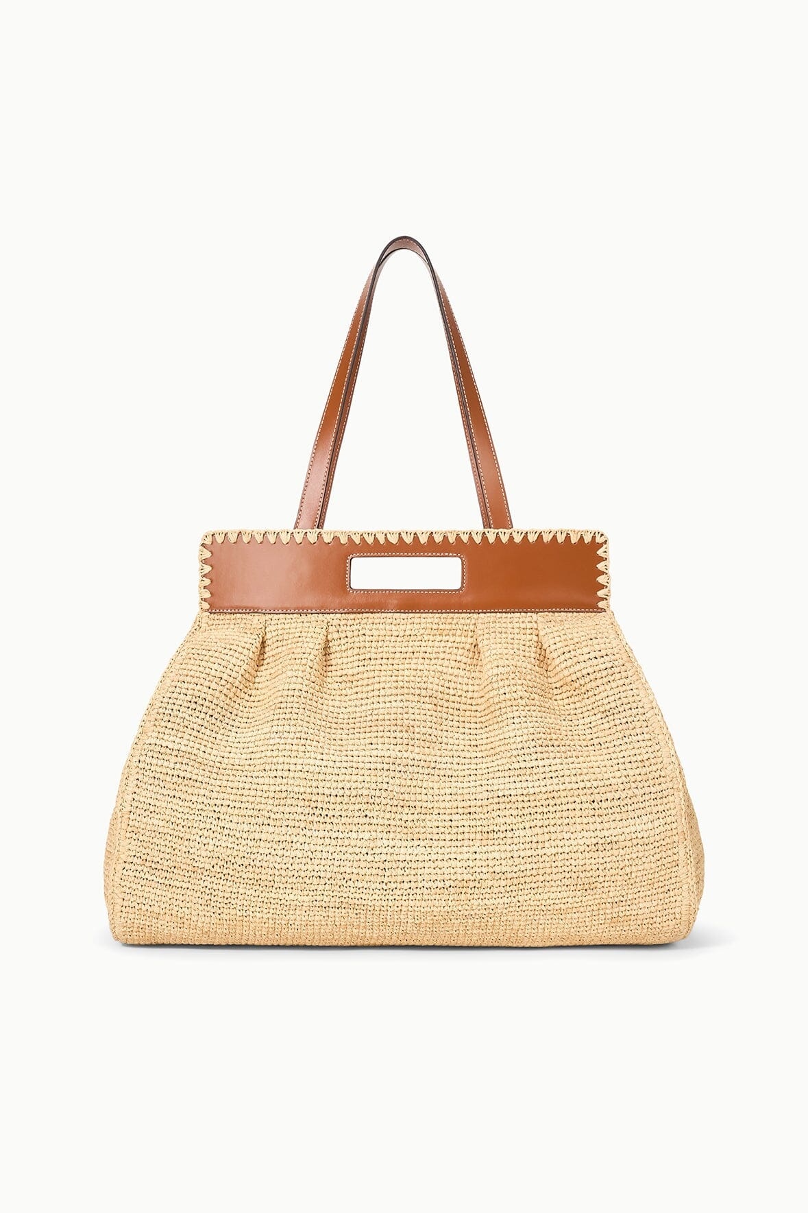 STAUD RUE TOTE BAG NATURAL TAN - 1