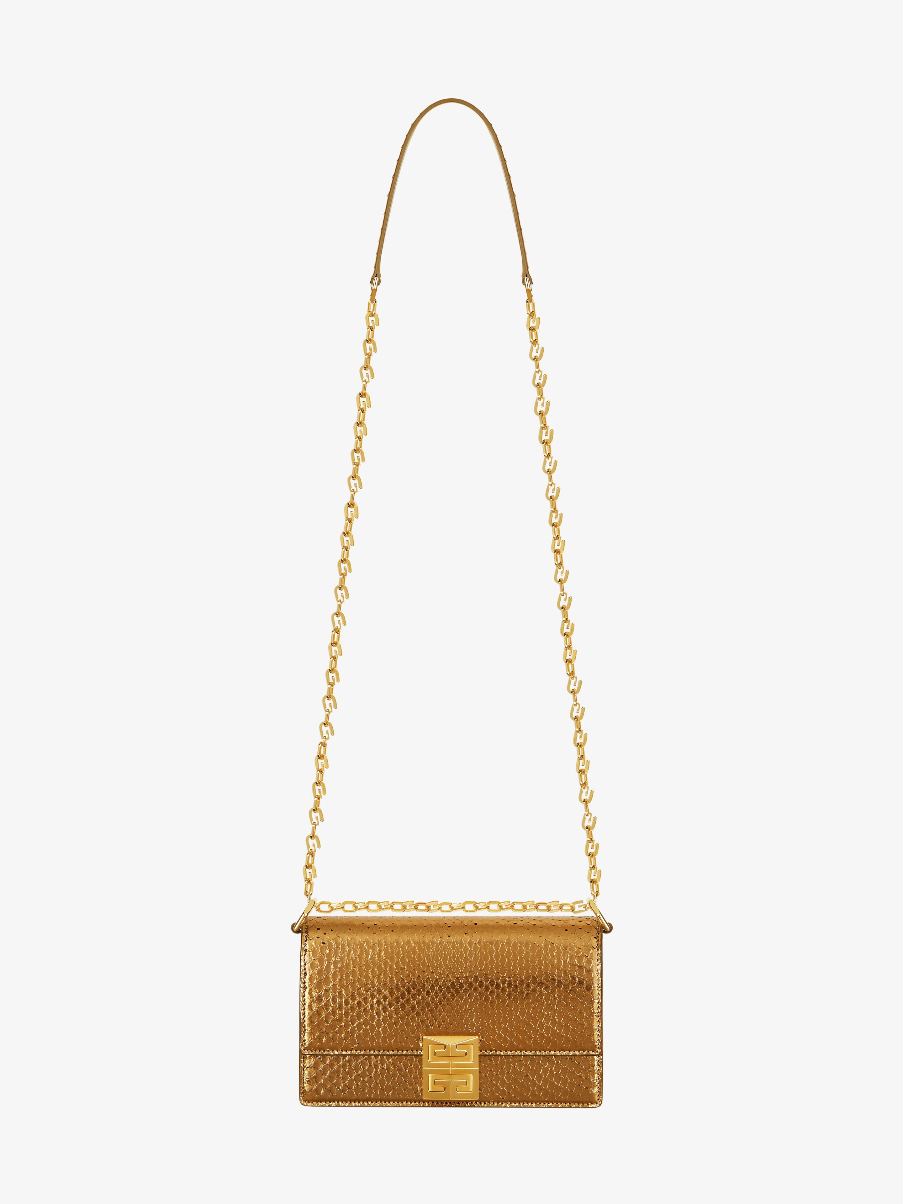 SMALL 4G BAG IN PYTHON WITH CHAIN - 3
