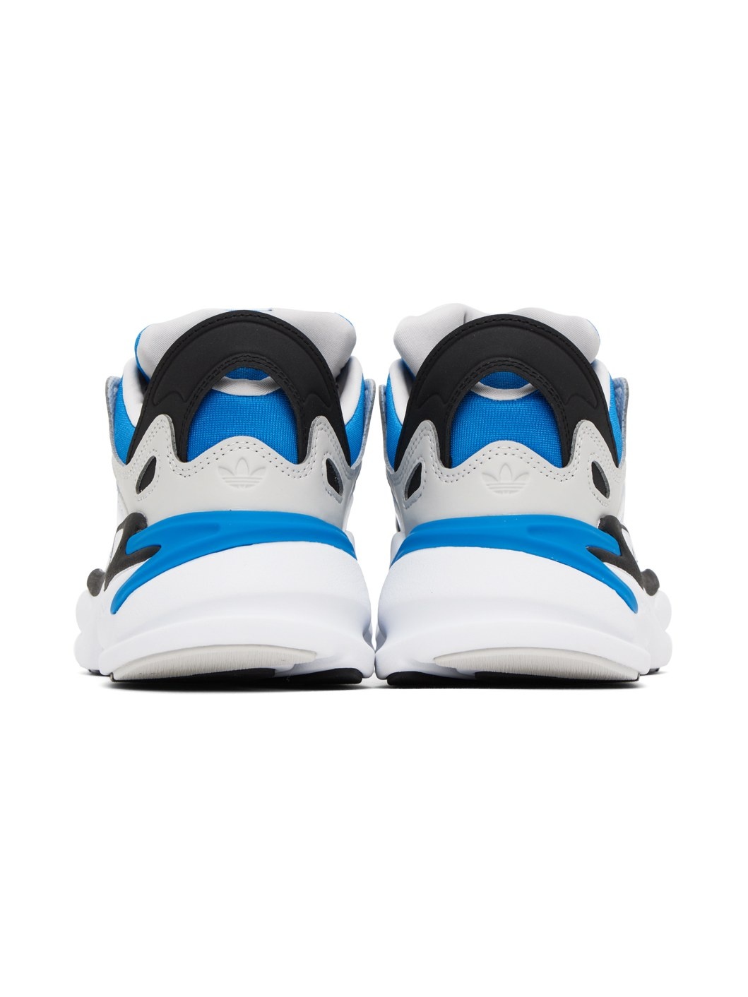 White & Blue Ozmorph Sneakers - 2