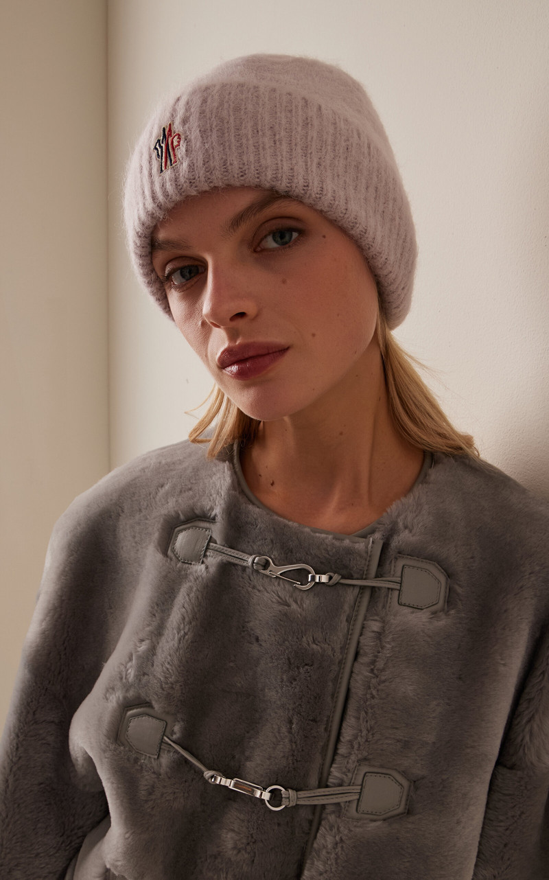 Moncler Grenoble Wool Beanie pink outlook