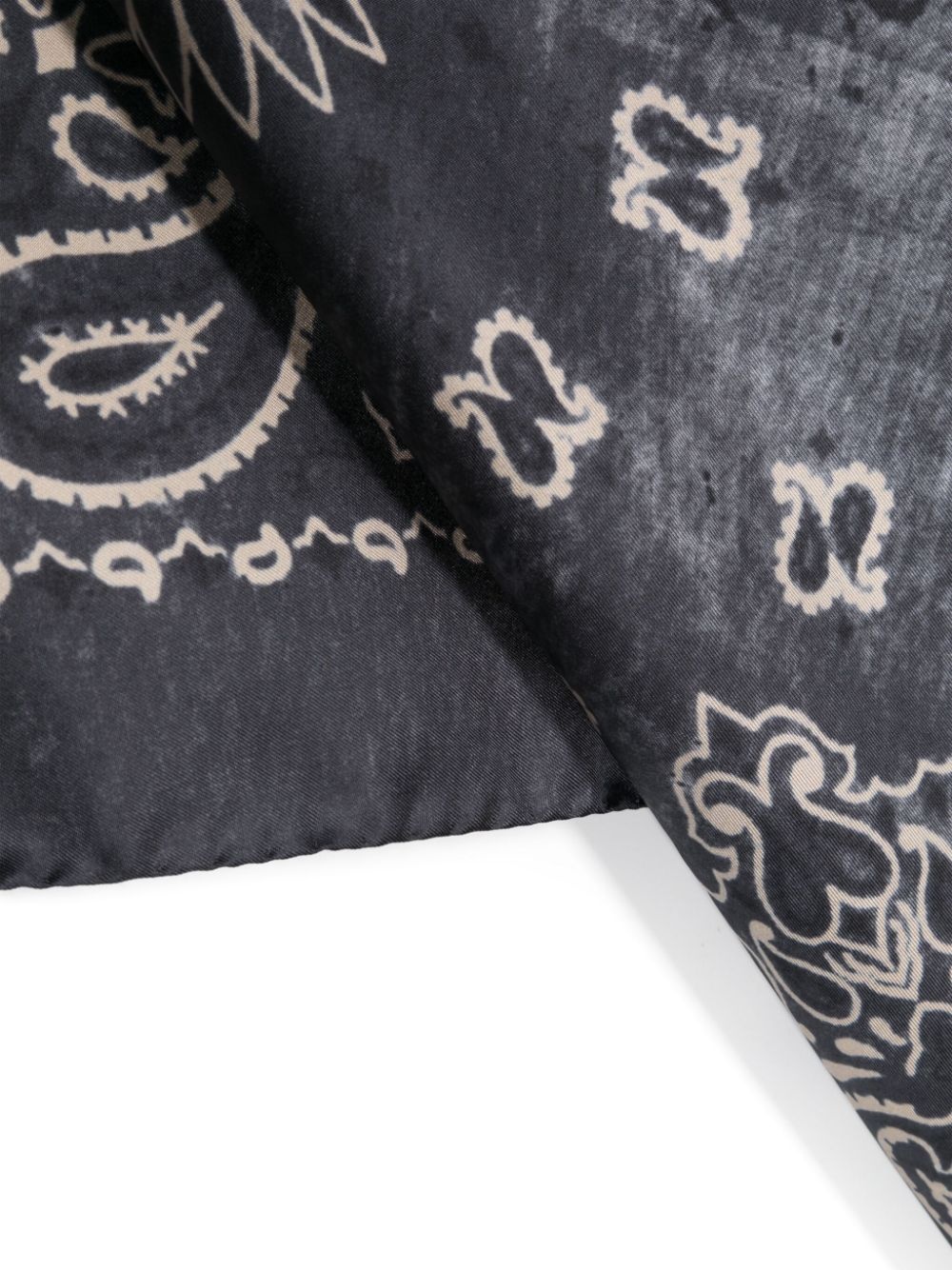 paisley-print silk scarf - 3