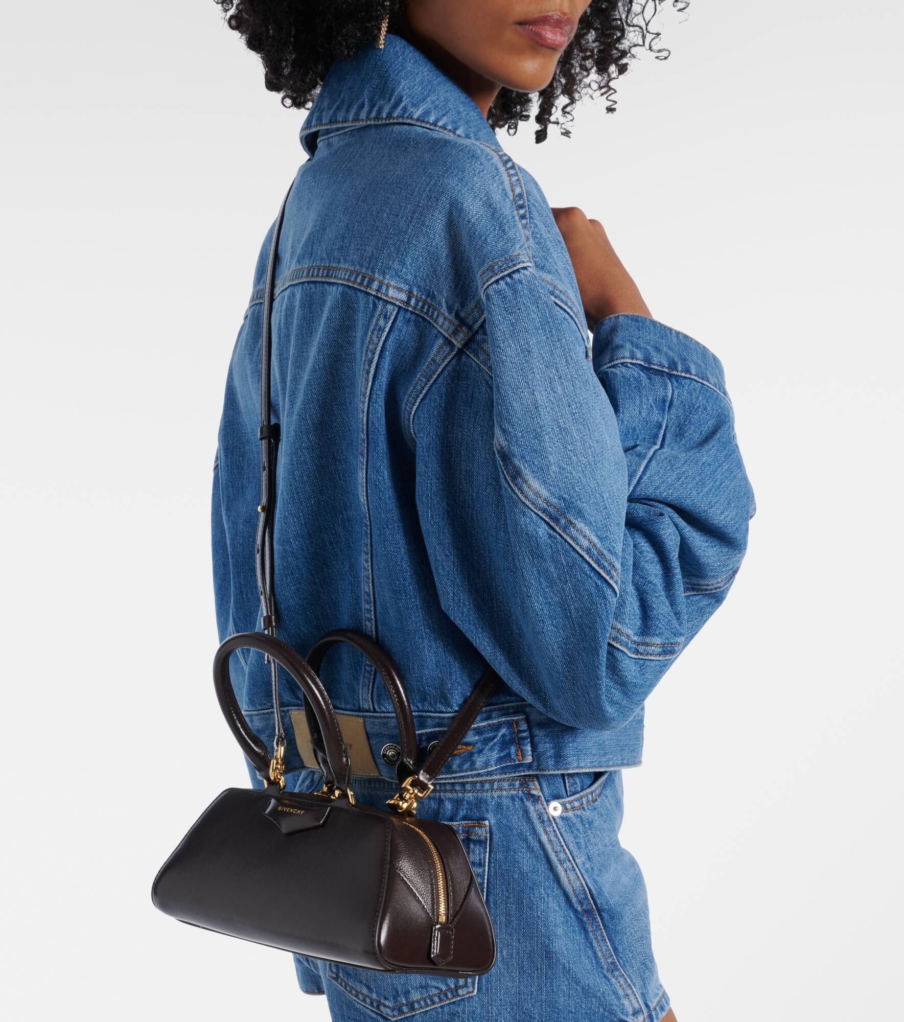 Antigona Cube Small leather tote bag - 6