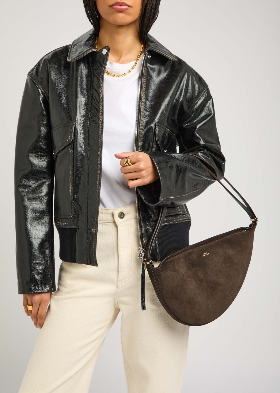 Toteme Scooped Sling Suede Cross-body bag - 5