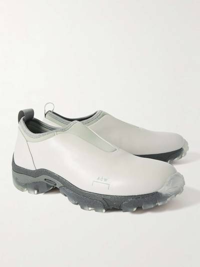 A-COLD-WALL* Neoprene-Trimmed Leather Slip-On Sneakers outlook