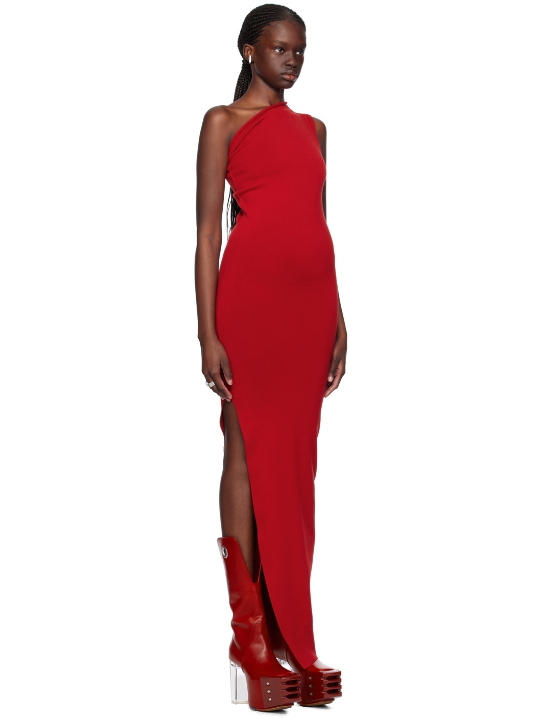 Red Athena Maxi Dress - 2