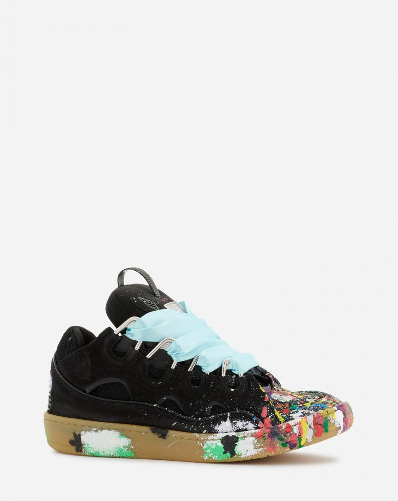 GALLERY DEPT. X LANVIN LEATHER CURB SNEAKERS - 1