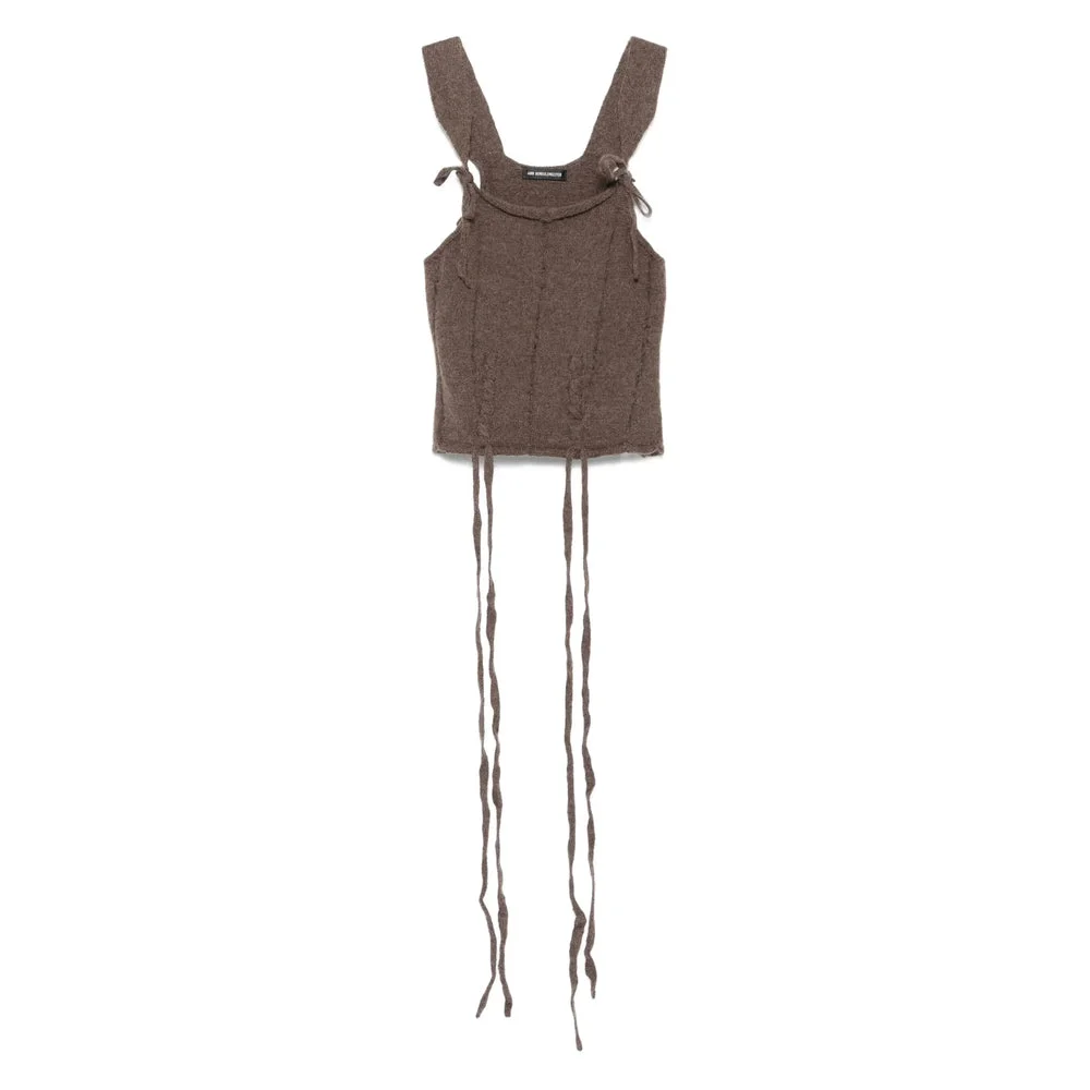 Ann Demeulemeester Brown Tops - Vests & Tank Tops Women - 1