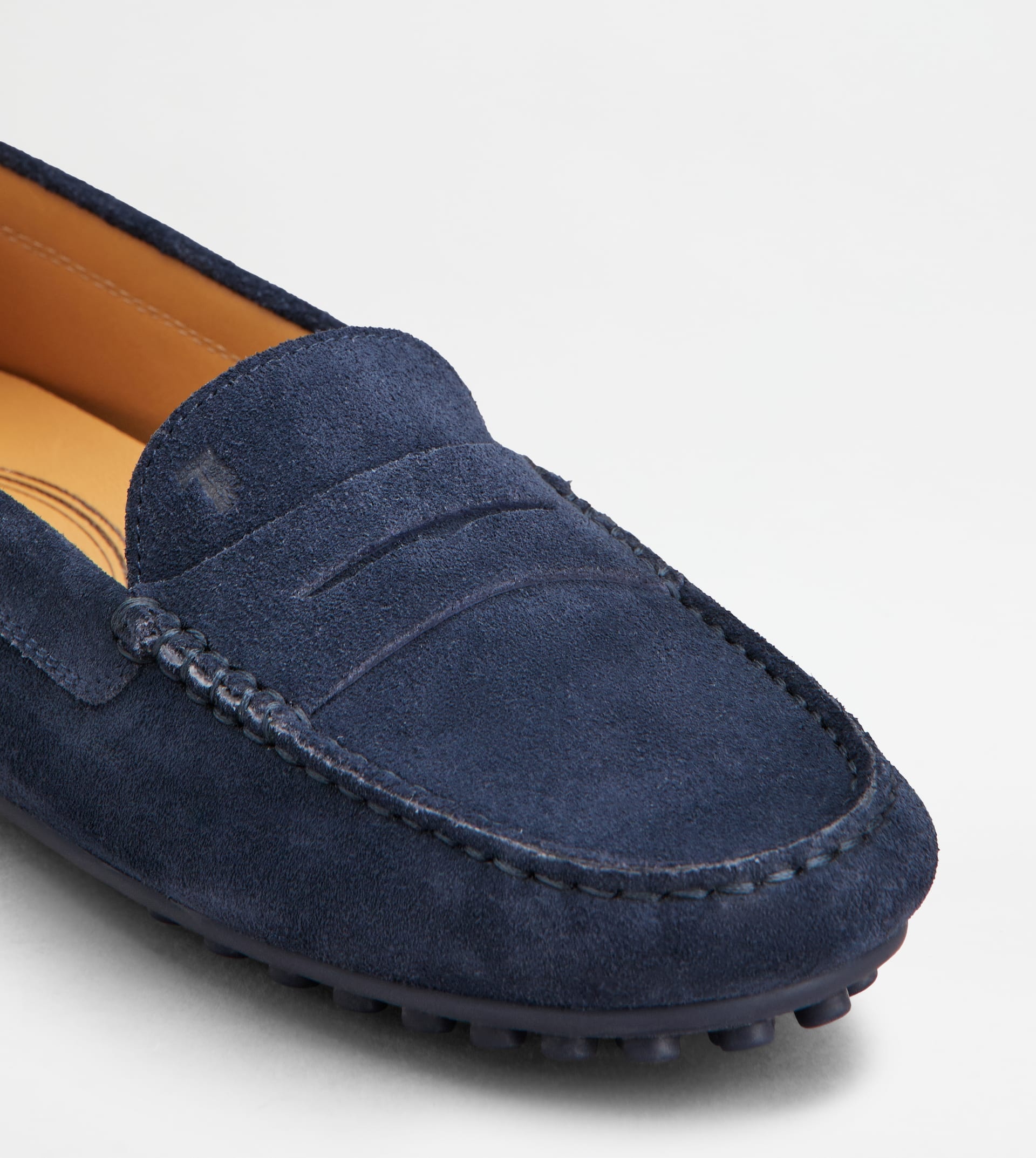 CITY GOMMINO DRIVING SHOES IN SUEDE - BLUE - 6