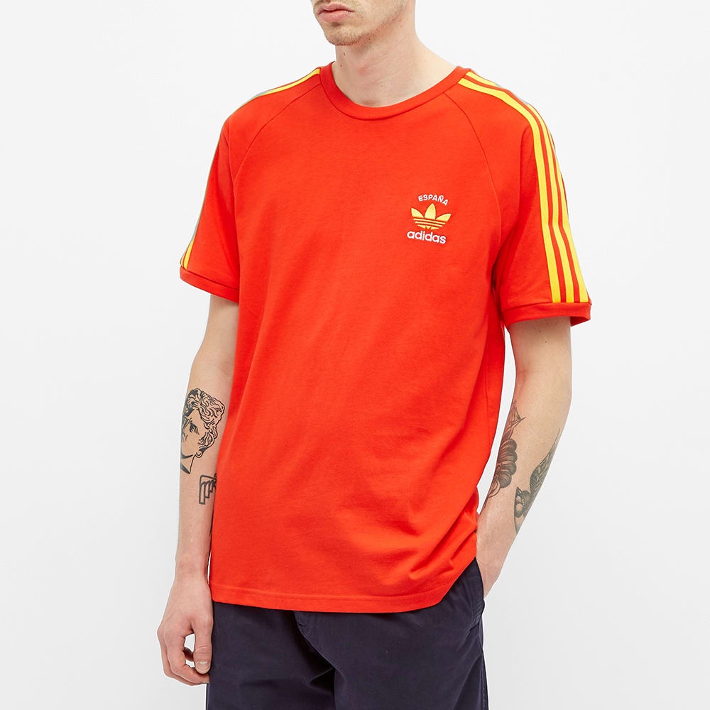 Adidas 3-Stripe Tee 'Spain' - 5