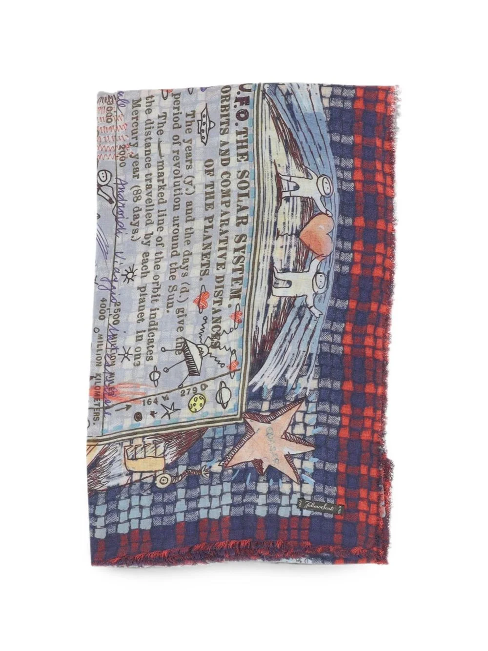 Carta Celeste print stole - 1