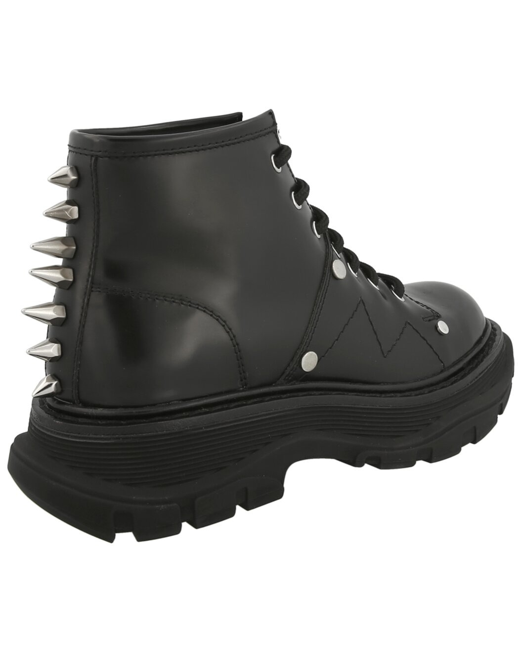 Alexander McQueen Tread Slick Leather Boot - 2