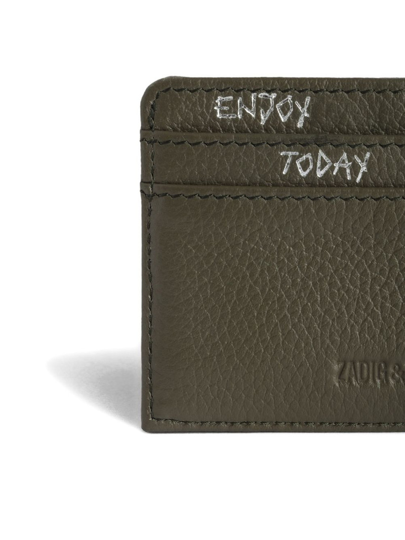 Zadig & Voltaire leather wing cardholder outlook