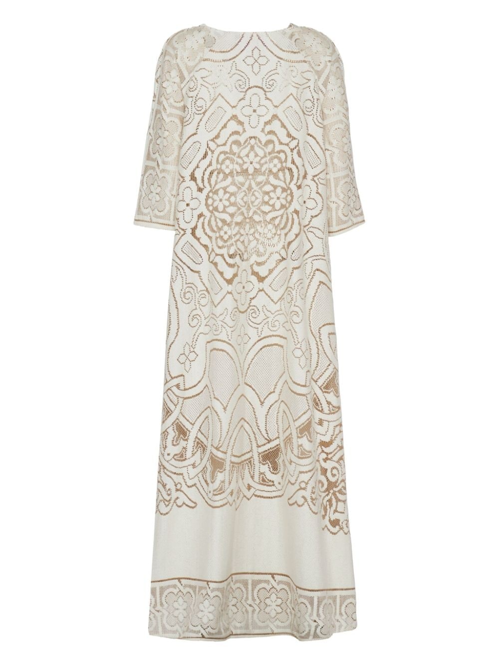 Muumuu embroidered maxi dress - 5