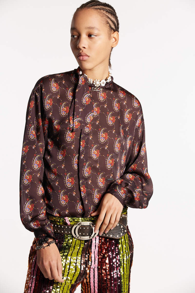 KNOTTED COLLAR SHIRT 1