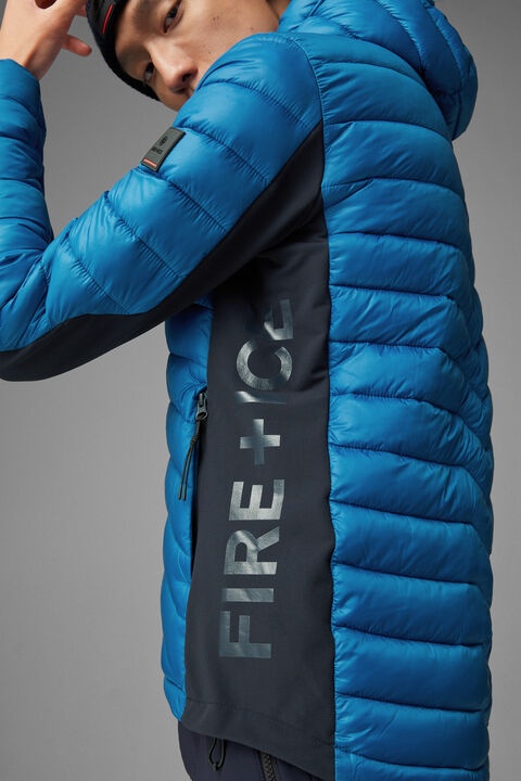 Goran Quilted jacket in Blue - 7
