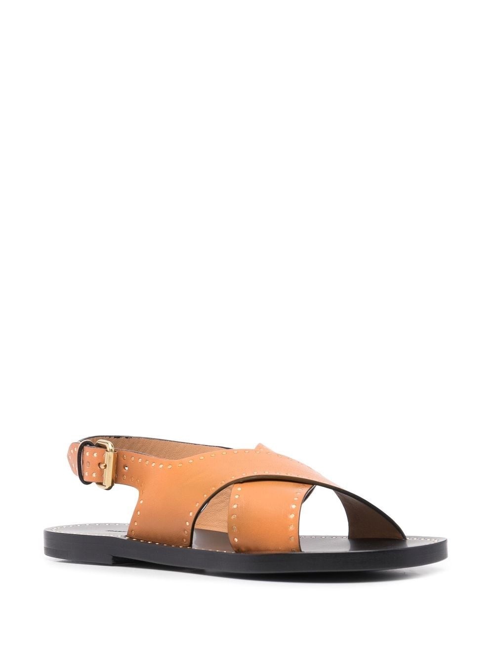 cross-strap slingback sandals - 2