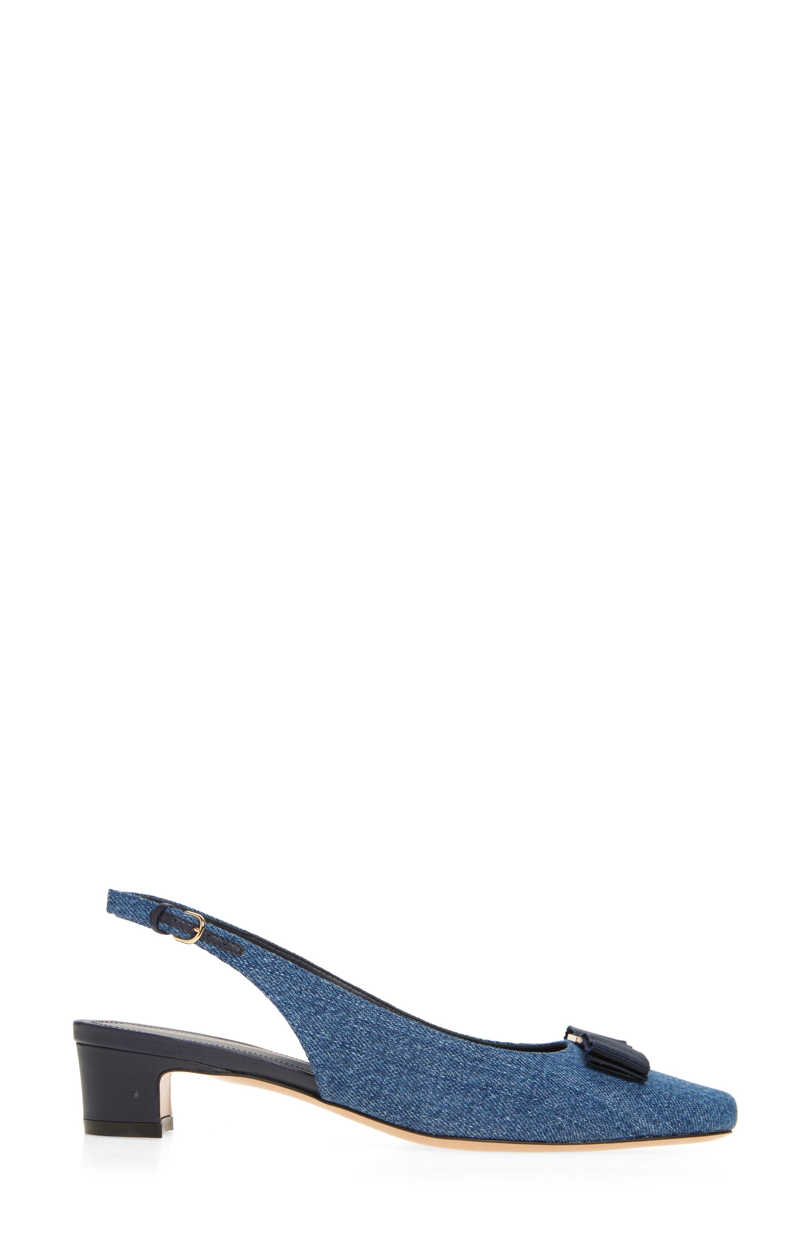 FERRAGAMO Rivada Slingback Pump in Denim at Nordstrom - 3