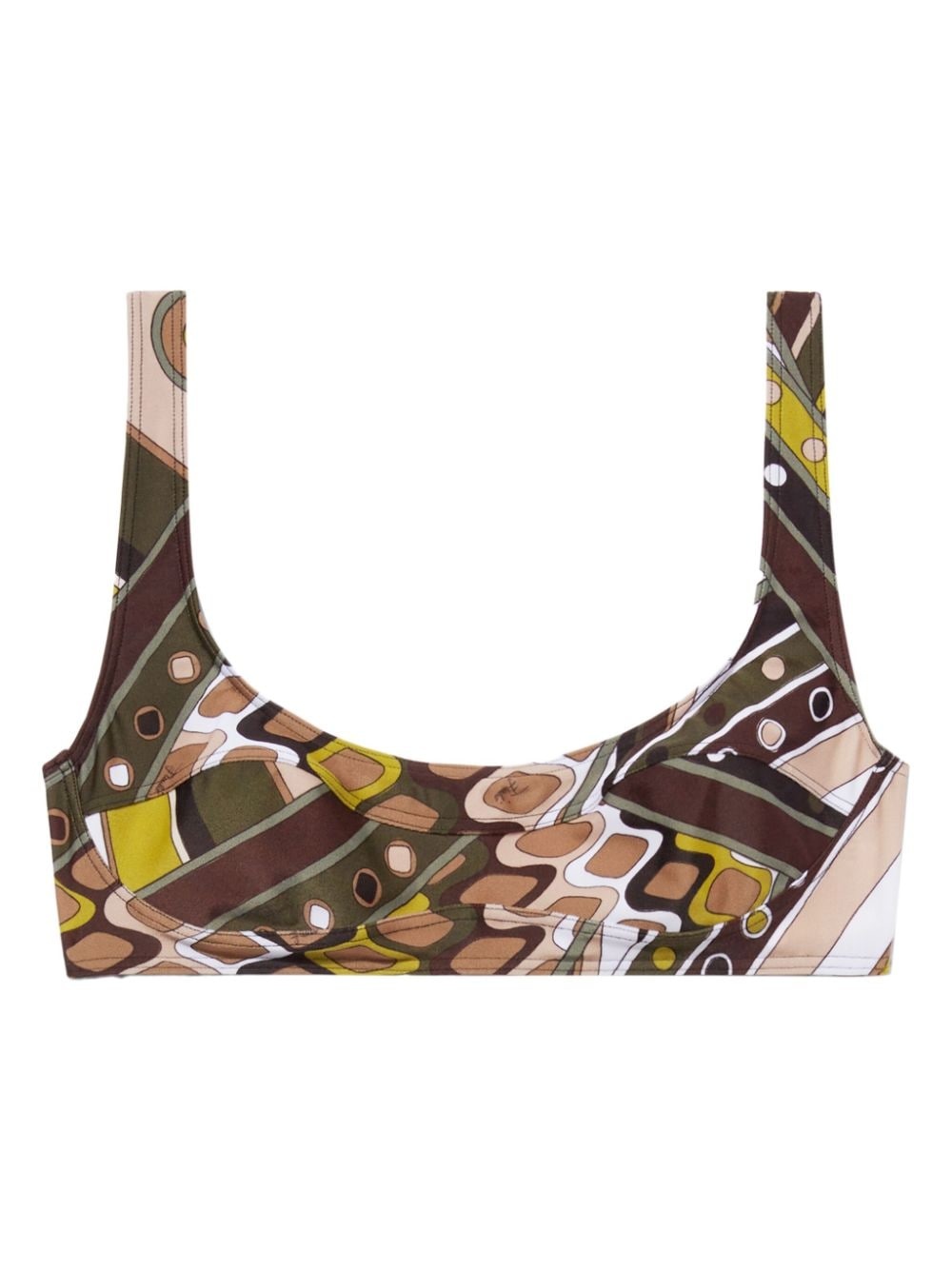 Vivara-print bikini top - 1