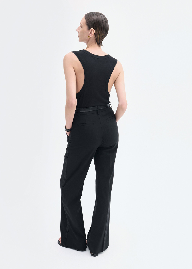 Tuxedo Pant in Wool and Silk 4