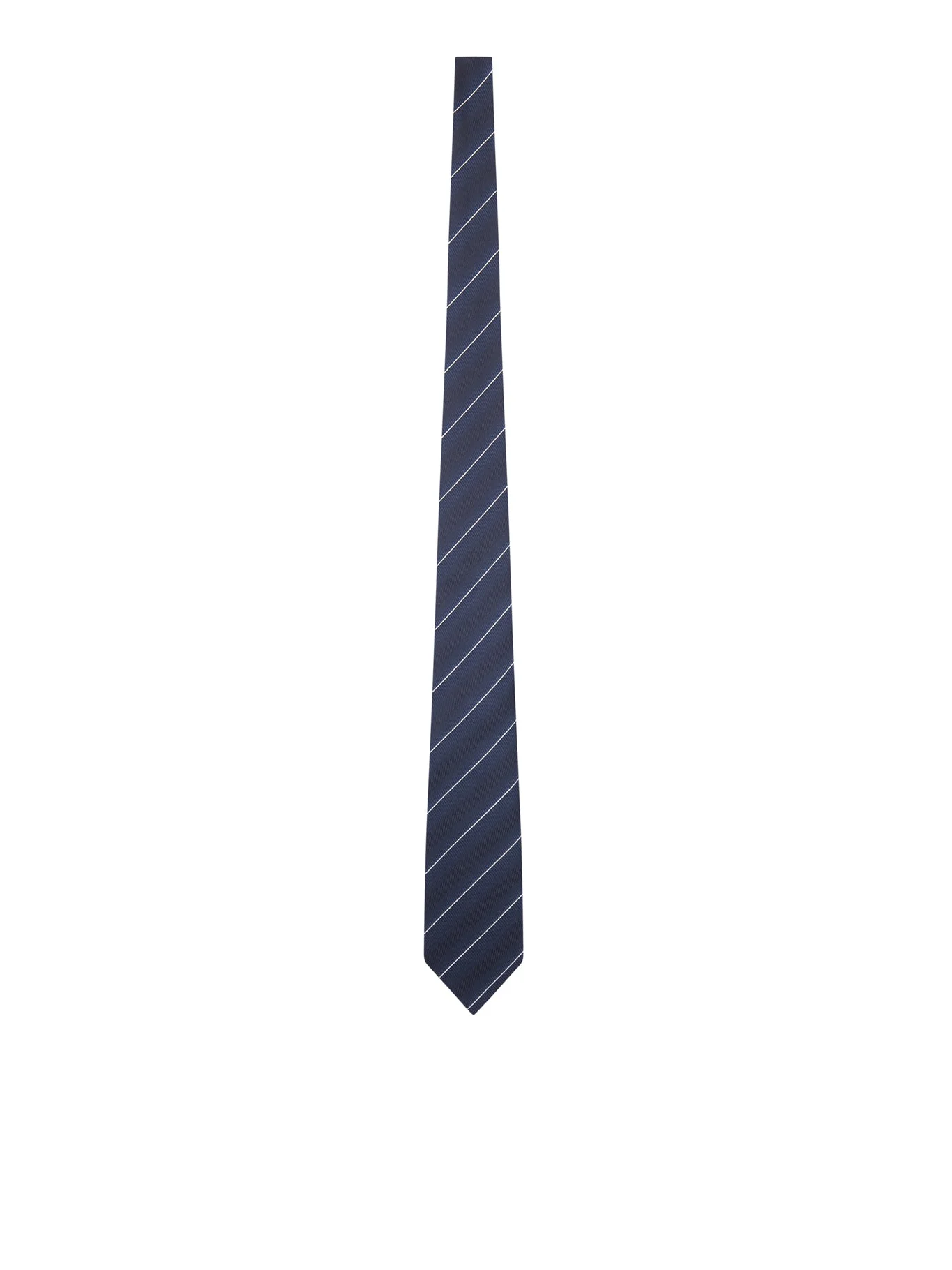 SILK TIE WITH GEOMETRIC PATTERN - 1