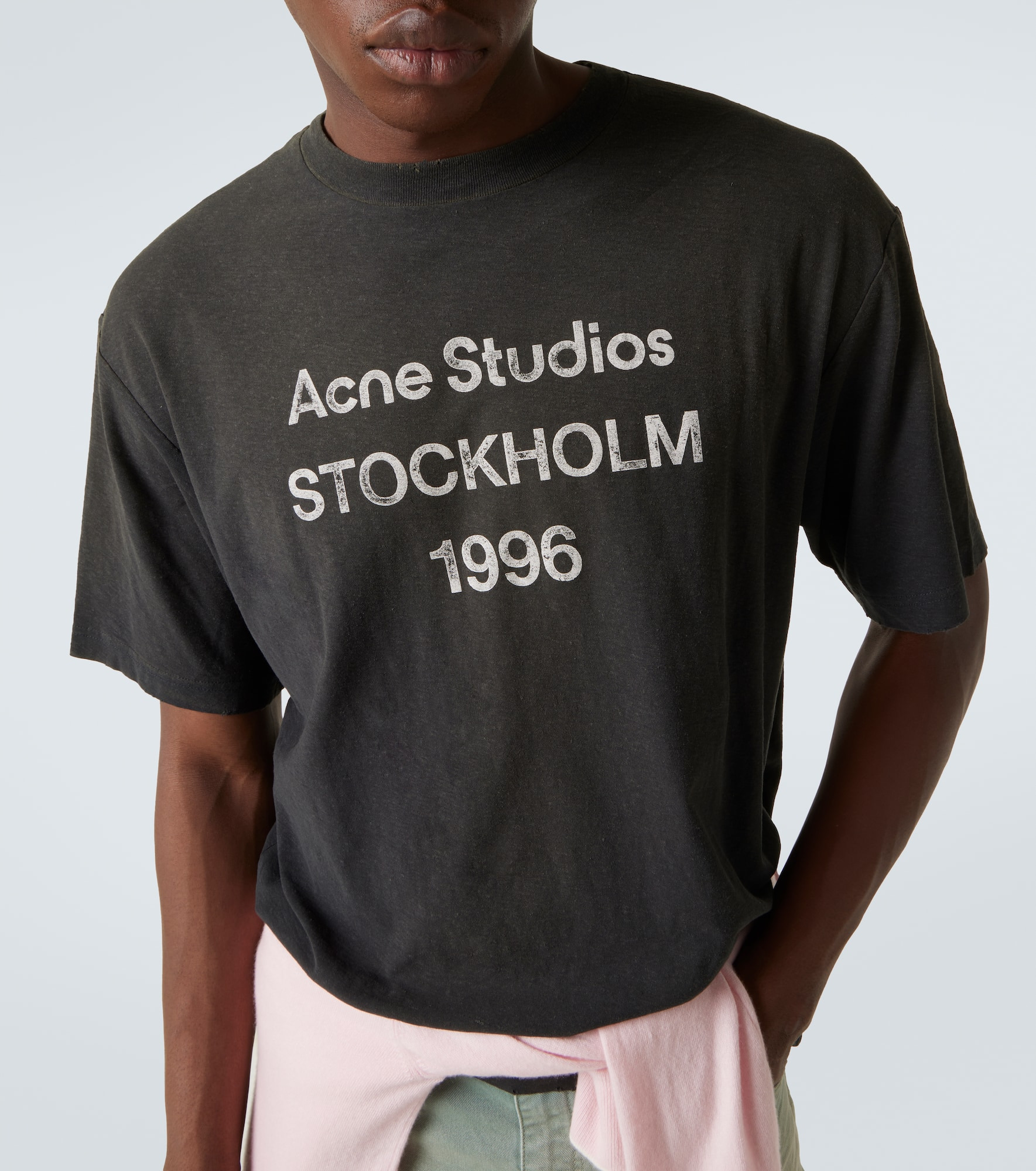 Logo-print cotton-blend T-shirt - 5