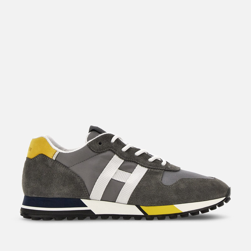 Sneakers Hogan H383 Grey White Yellow 1