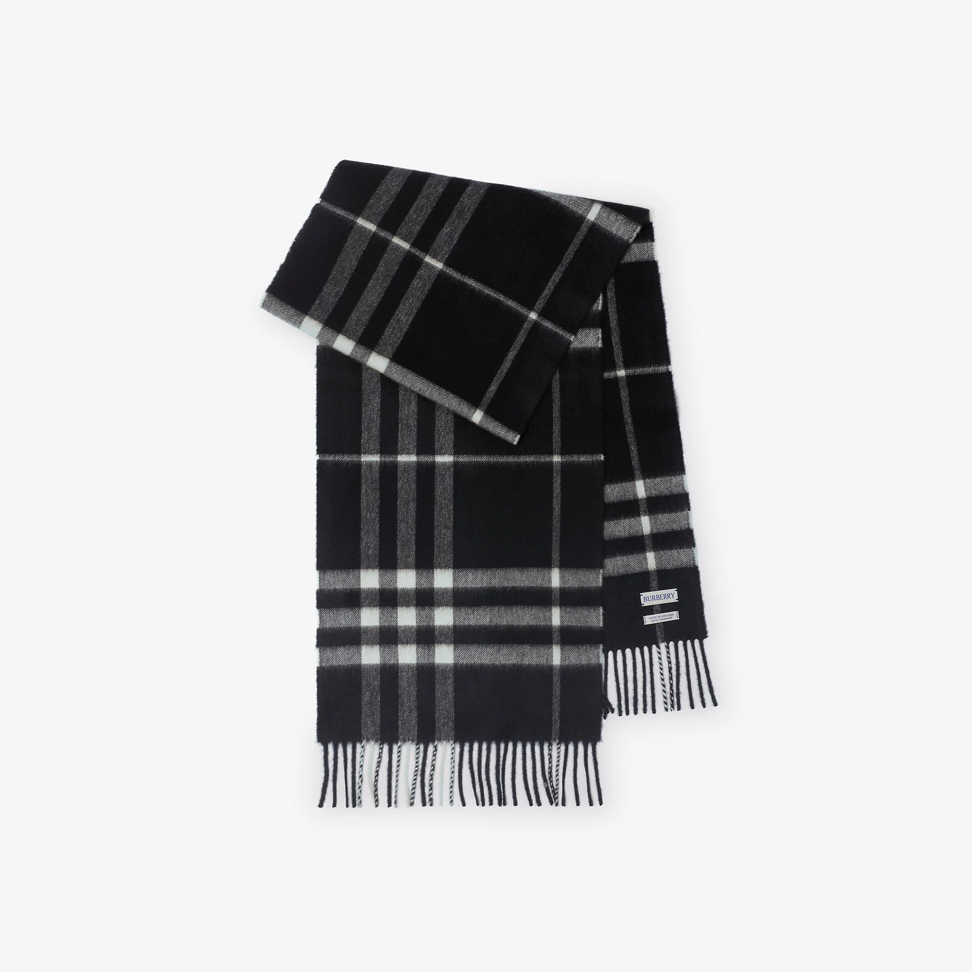 Check Cashmere Scarf - 1