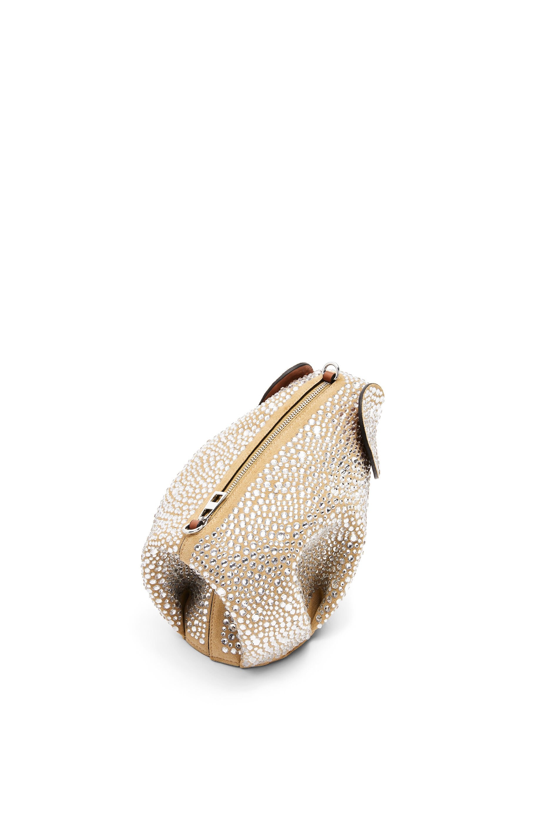 Mini Elephant bag in suede and strass - 2