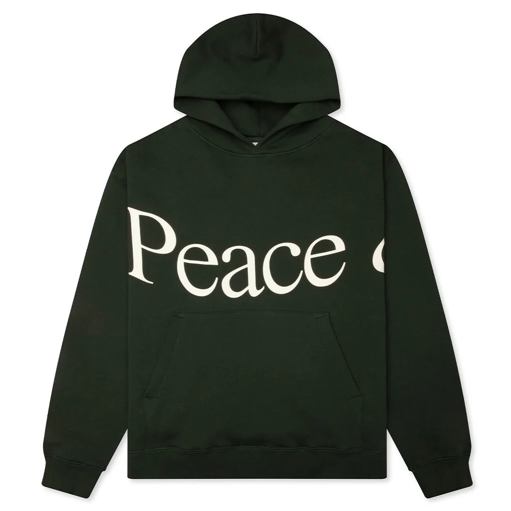JUMBO WORDMARK HOODIE - FOREST - 1