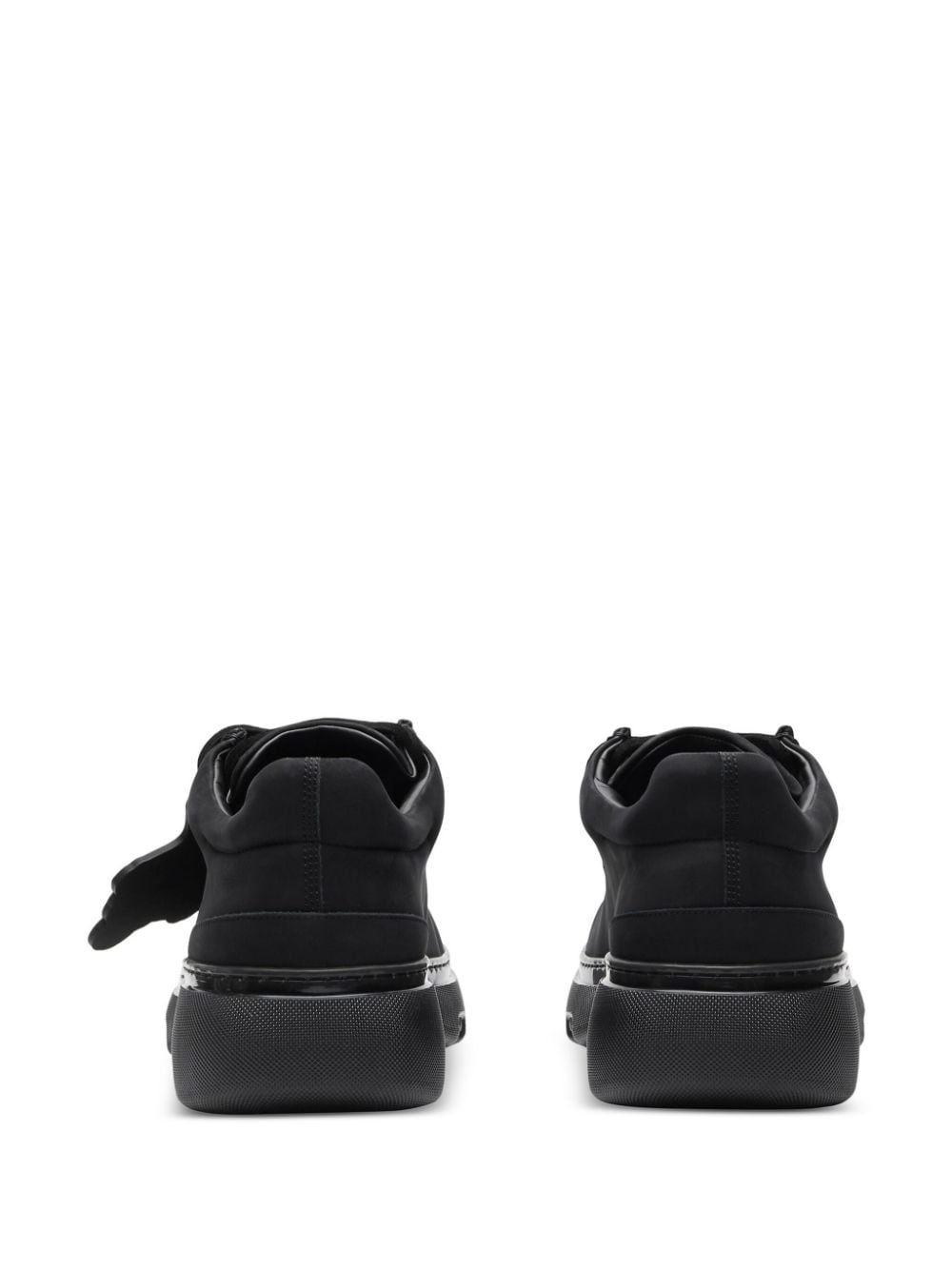 lace-up suede derby shoes - 4