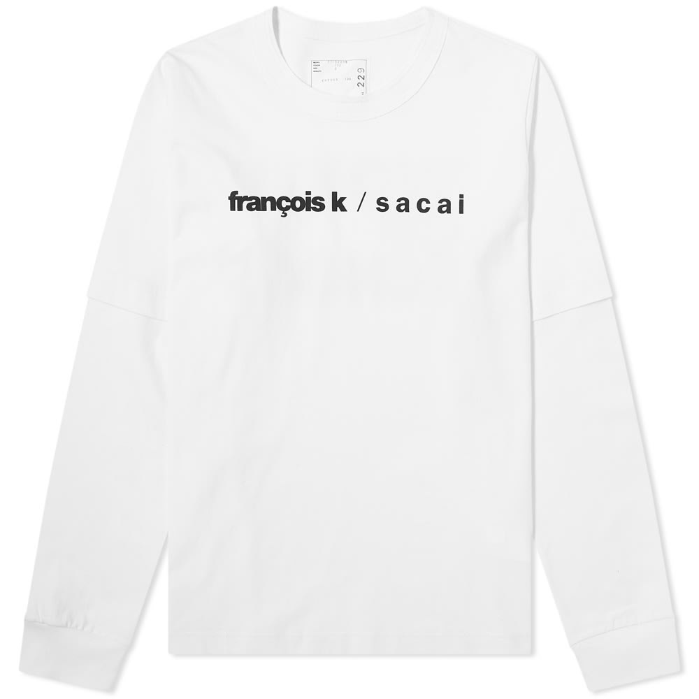 Sacai x Francois K. Long Sleeve Tee - 1