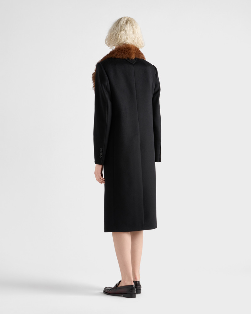 Double-breasted cashmere coat 5