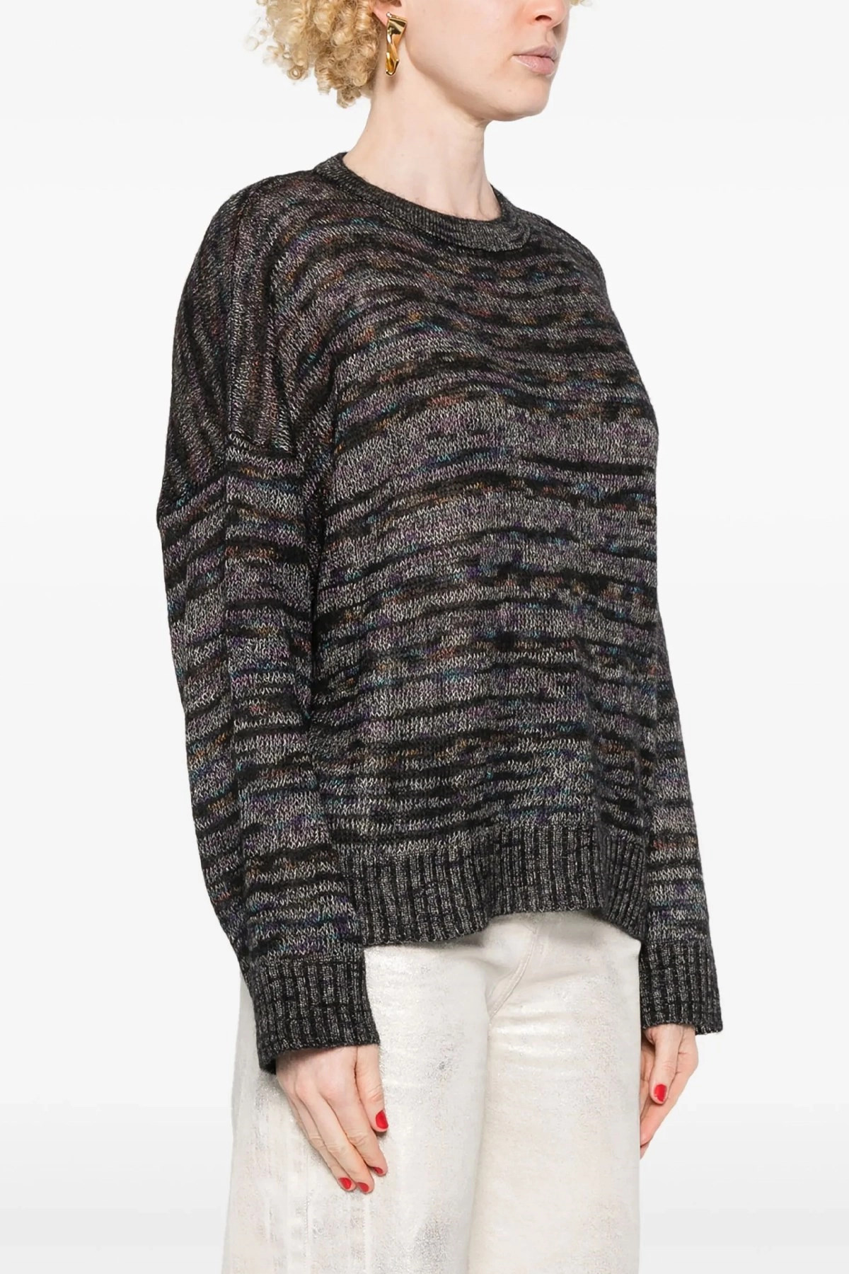 Tie-dye pattern sweater - 2