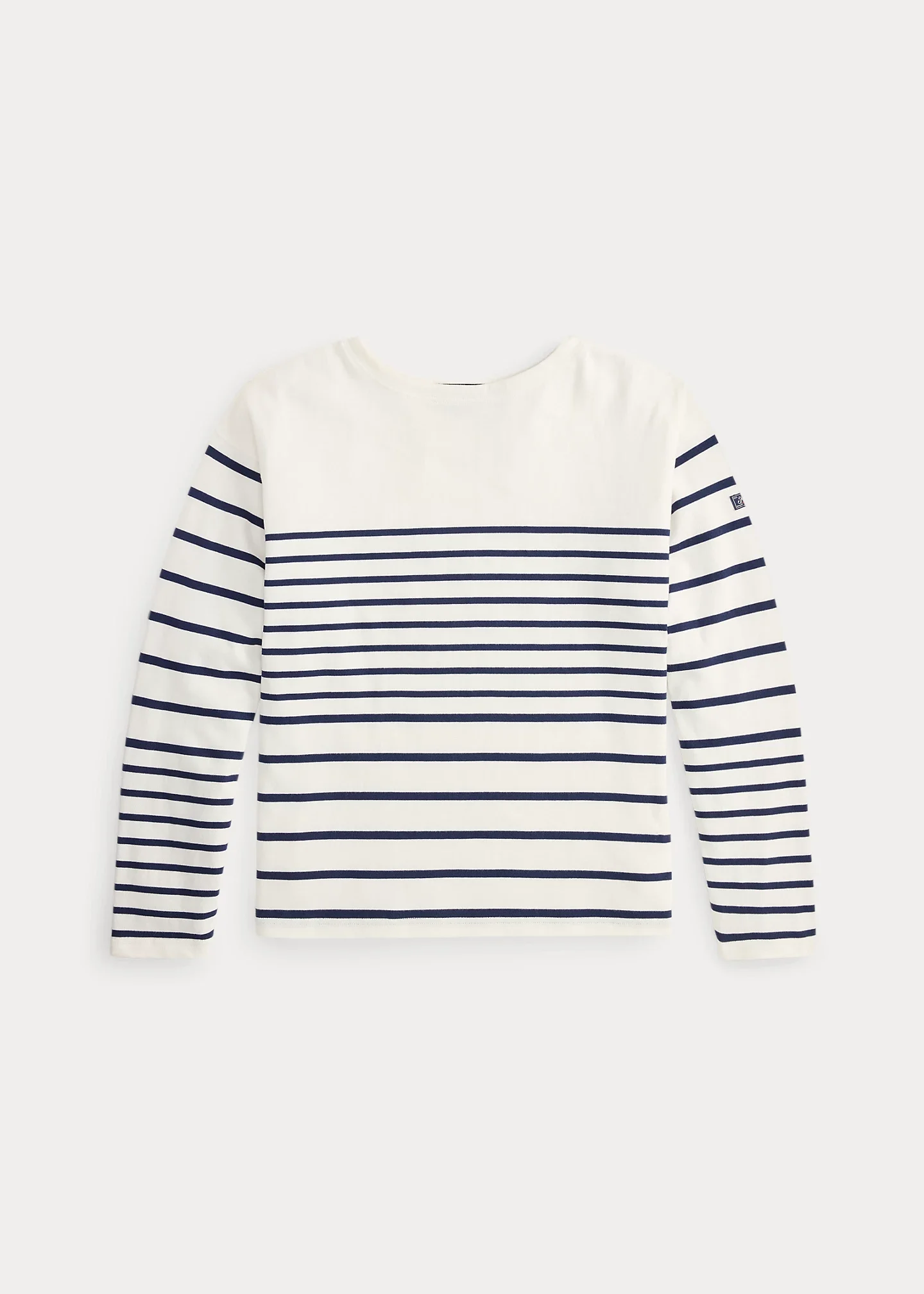 Relaxed Fit Striped Jersey Pullover - 1