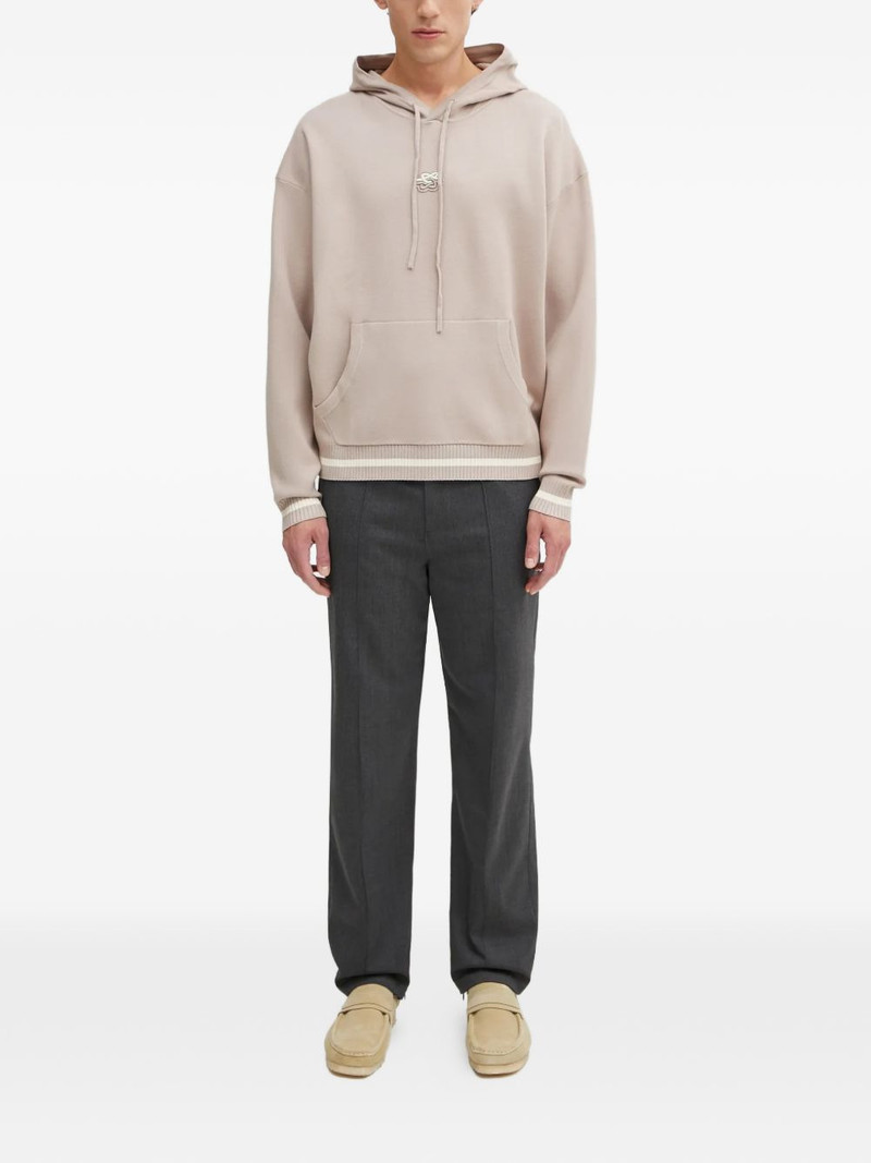 Filling Pieces logo-detail hoodie outlook