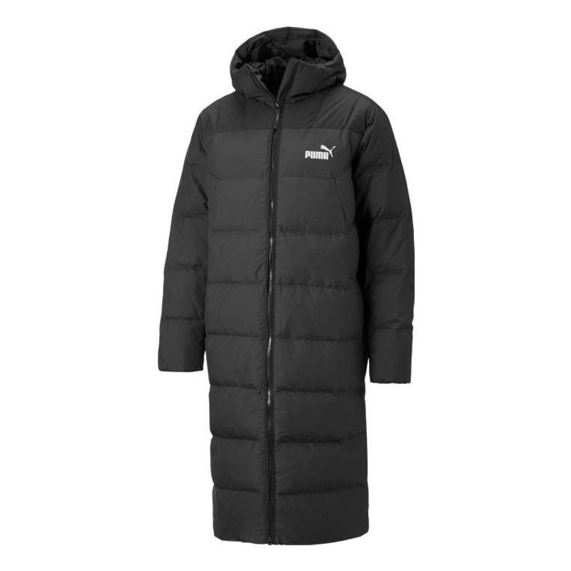 PUMA 후드 코트 재킷 '블랙'672435-01 - 1